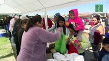 Migrantes en condición de calle reciben apoyo en la frontera norte de México