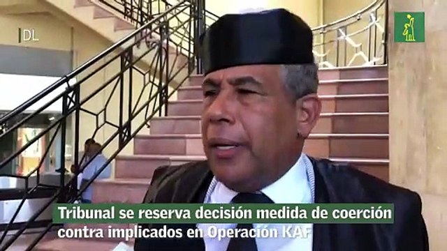 Tribunal se reserva decisión medida de coerción contra implicados en Operación KAF