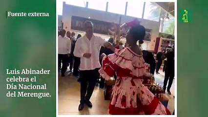Luis Abinader  celebra el Día Nacional  del Merengue