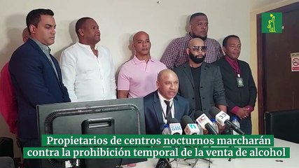 Propietarios de centros nocturnos marcharán contra la prohibición temporal de la venta de alcohol
