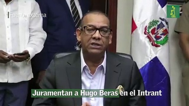 Juramentan a Hugo Beras en el Intrant