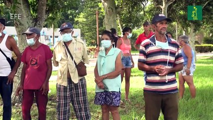 Por incendio en Cuba, evacuados esperan con ansias volver a sus hogares