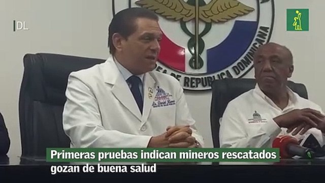 Primeras pruebas indican mineros rescatados gozan de buena salud