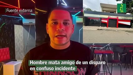 Hombre mata amigo de un disparo en confuso incidente