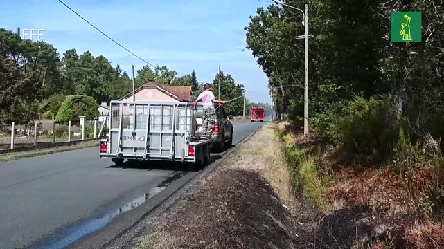 Un fuego cerca de Burdeos quema 1.300 hectáreas y obliga a evacuaciones