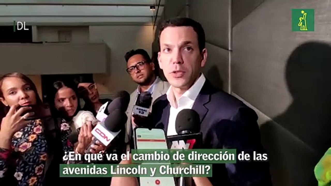¿En qué va el cambio de dirección de las avenidas Lincoln y Churchill?