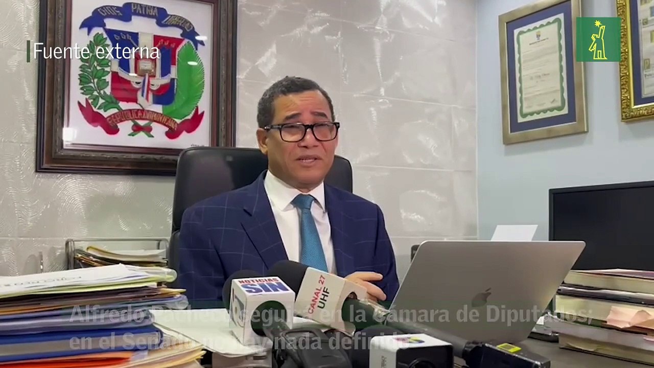 Alfredo Pacheco seguirá en la Cámara de Diputados; en el Senado no hay nada definido