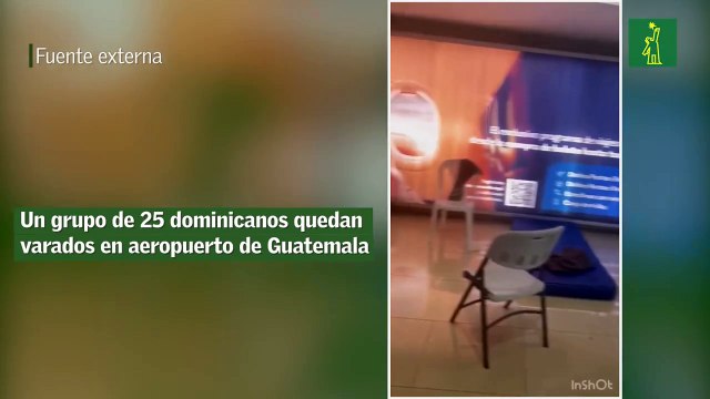 Un grupo de 25 dominicanos quedan varados en aeropuerto de Guatemala