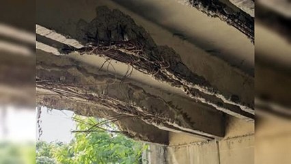 Camiones no respetan la altura de puentes