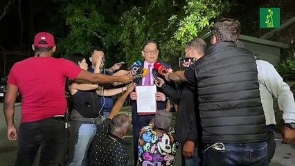 Defensa de González Urrutia solicita respeto a la presunción de inocencia ante la Fiscalía