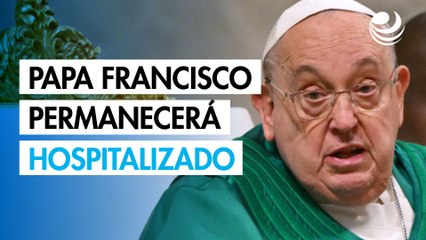 El papa Francisco "no está fuera de peligro"