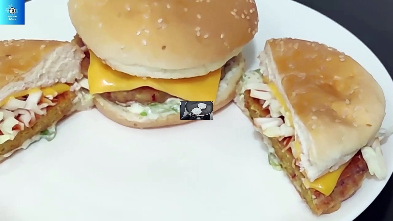 Home Made Chicken Burger Recipe By Spice Bite