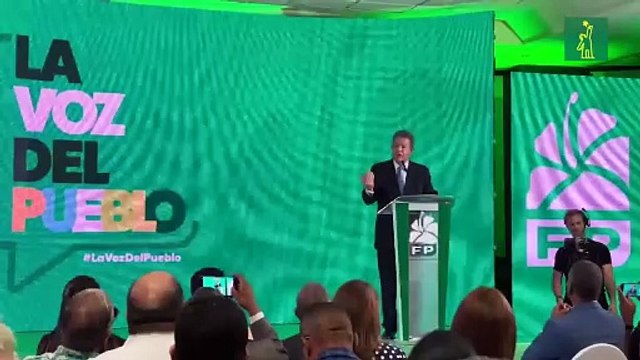 Dr Leonel Fernández candidato a la presidencia por la Fuerza del Pueblo habla sobre los organismos internacionales y la política migratoria de RD