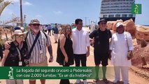 La llegada del segundo crucero a Pedernales con casi 2,000 turistas: 