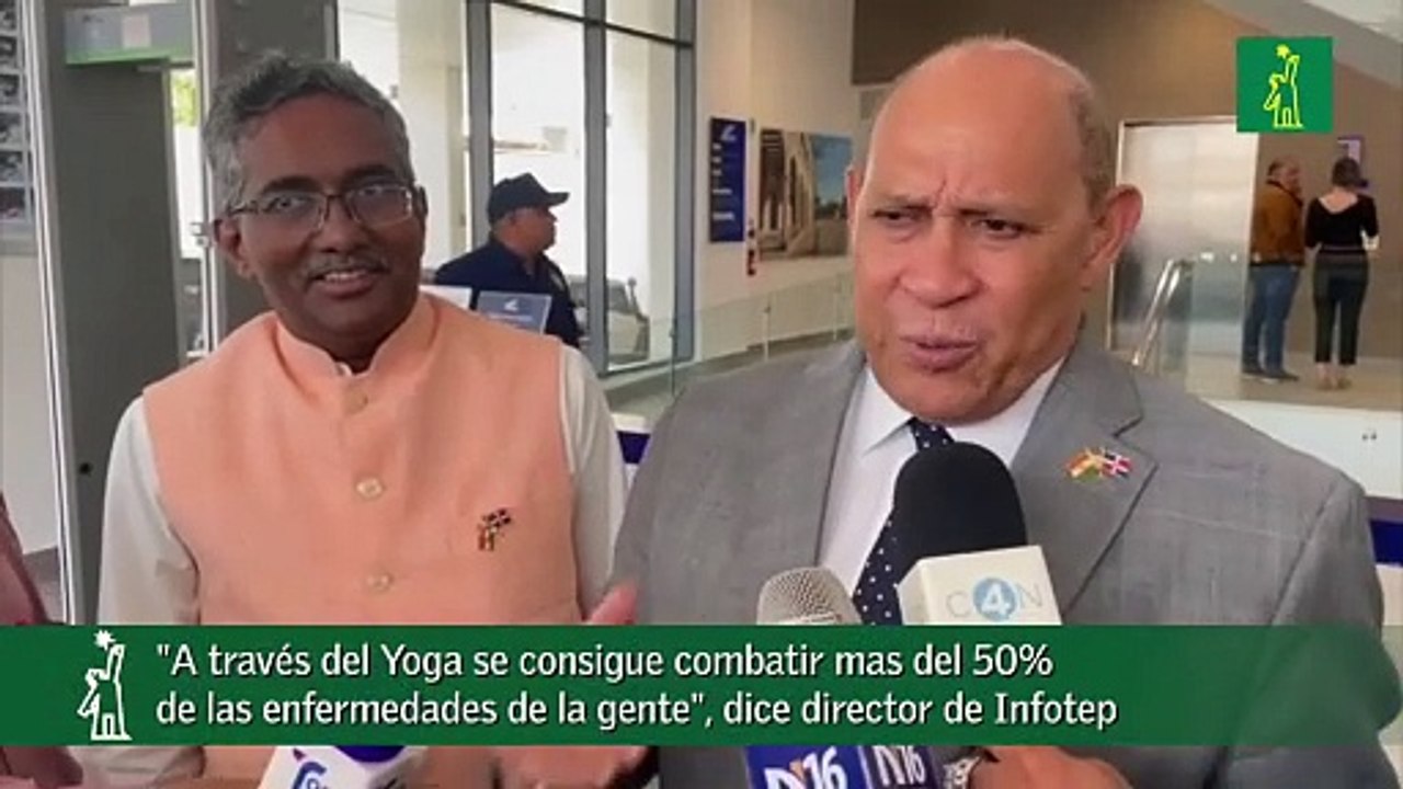 "A través del Yoga se consigue combatir mas del 50% de las enfermedades de la gente", dice director de Infotep