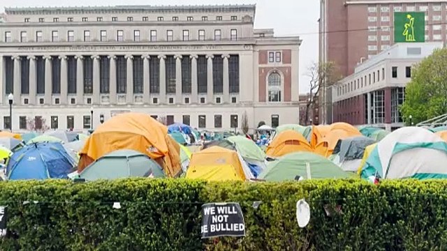 Activistas ocupan edificio de Universidad Columbia en protesta por guerra en Gaza