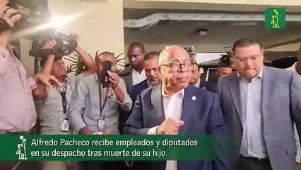 Alfredo Pacheco Recibe Empleados Y Diputados En Su Despacho Tras Muerte De Su Hijo