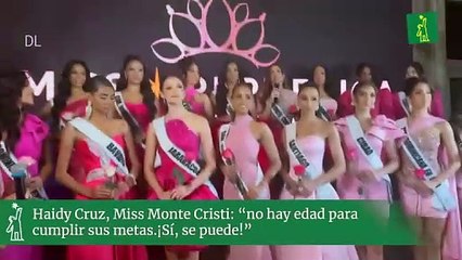 Haidy Cruz, Miss Monte Cristi: “no hay edad para cumplir sus metas.¡Sí, se puede!”