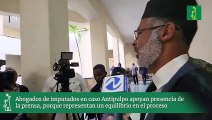 Abogados de imputados en caso Antipulpo apoyan presencia de la prensa, porque representan un equilibrio en el proceso