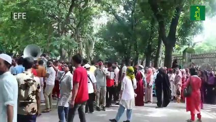 Las protestas estudiantiles contra las cuotas al empleo se tornan violentas en Bangladés