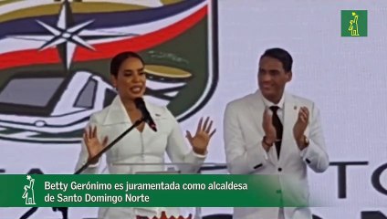 Betty Gerónimo es juramentada como alcaldesa de Santo Domingo Norte