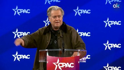 La mano derecha de Le Pen cancela su discurso en la cumbre de Trump tras un gesto de Bannon al estilo nazi