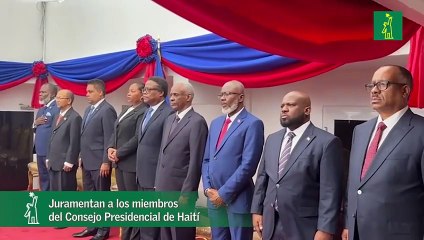 Juramentan a los miembros del Consejo Presidencial de Haití
