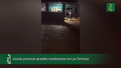 Lluvias provocan grandes inundaciones en Las Terrenas