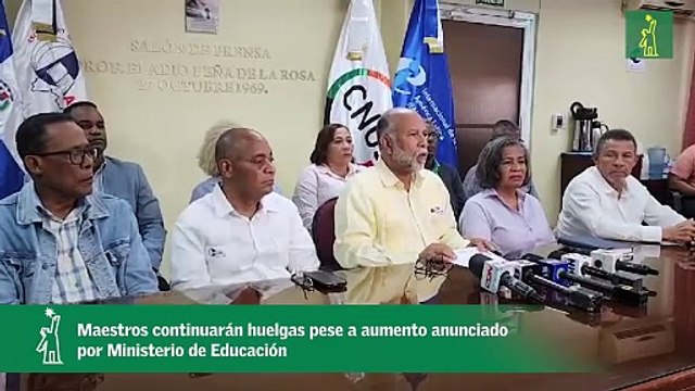Maestros continuarán huelgas pese a aumento anunciado por Ministerio de Educación