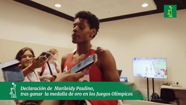 Declaración de Marileidy Paulino, tras ganar la medalla de oro en los Juegos Olímpicos