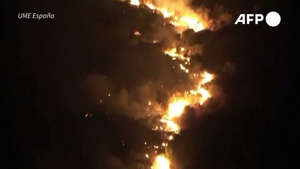 Incendio forestal arrasa más de 2.500 hectáreas en centro de España