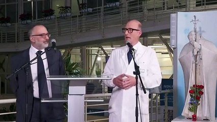 Pope Francis ‘not out of danger’ after week in hospital but condition not life threatening, say doctors