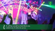 El Jeffrey, versátil en Hard Rock Live, celebró sus 25 años de carrera