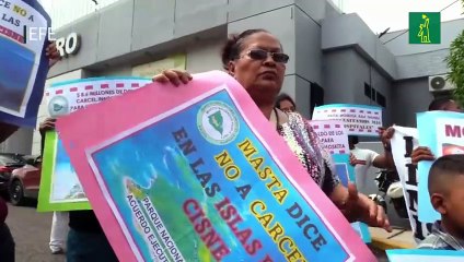 Indígenas de Honduras protestan contra construcción de una cárcel en un parque nacional