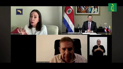 María Corina Machado: "Lo único que le queda" a Maduro es el apoyo del alto mando militar