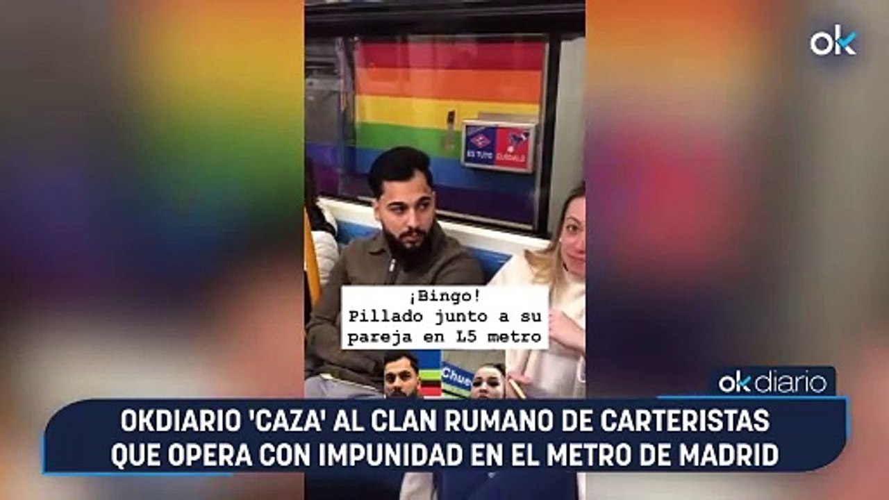 OKDIARIO 'caza' al clan rumano de carteristas que opera con impunidad en el Metro de Madrid
