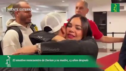 El emotivo reencuentro de Dorian y su madre, 13 años después
