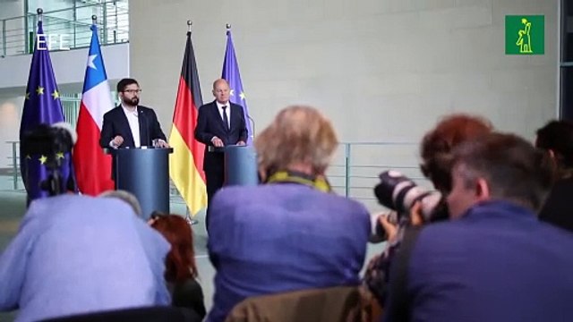 Boric y Scholz reafirman cooperación ambiental, energética y para extracción de litio