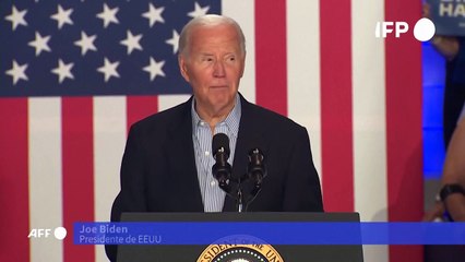 "Me voy a presentar y voy a ganar otra vez", dice Biden