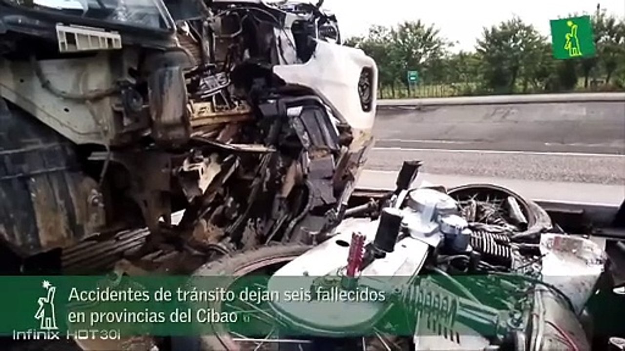 Accidentes De Tránsito Dejan Seis Fallecidos En Provincias Del Cibao Durante El Fin De Semana