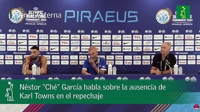 Néstor Ché García habla sobre la ausencia de Karl Towns en el repechaje