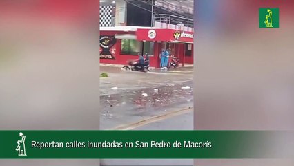 Reportan Calles Inundadas En San Pedro De Macorís