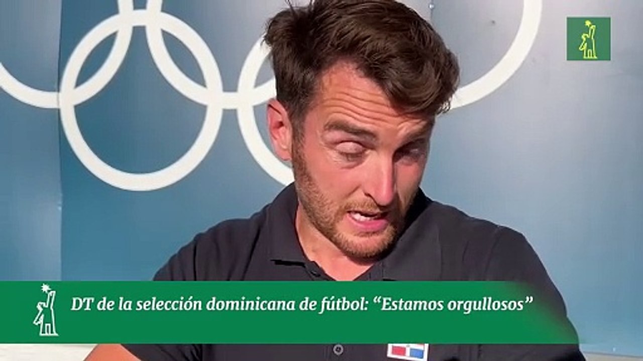 DT de la selección dominicana de fútbol: “Estamos orgullosos”