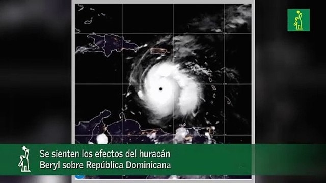 Se Sienten Los Efectos Del Huracán Beryl Sobre República Dominicana