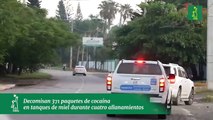 Decomisan 371 paquetes de cocaína en tanques de miel durante cuatro allanamientos