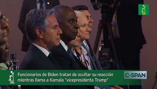 Funcionarios De Biden Tratan De Ocultar Su Reacción Mientras Llama A Kamala Vicepresidenta Trump