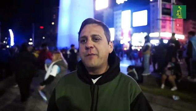 El Obelisco, de fiesta en Buenos Aires tras consagración de Argentina en Copa América