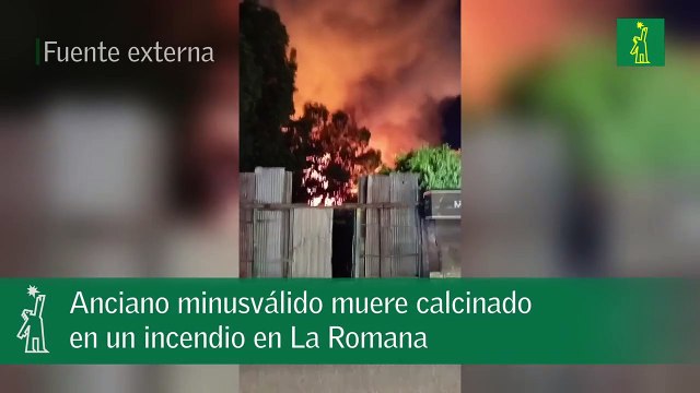 Anciano minusválido muere calcinado en un incendio en La Romana