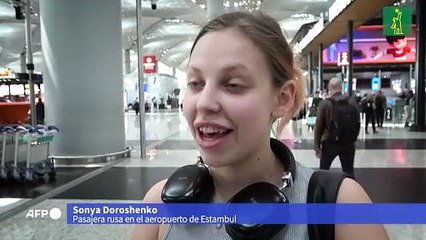 Perros adiestrados desestresan a los pasajeros en el aeropuerto de Estambul