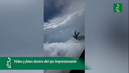 Video y fotos dentro del ojo impresionante